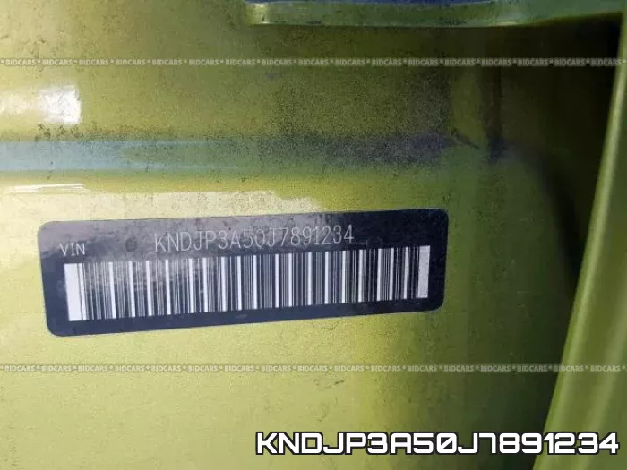 KNDJP3A50J7891234 фото 2