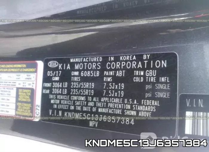 KNDME5C13J6357384 фото 10