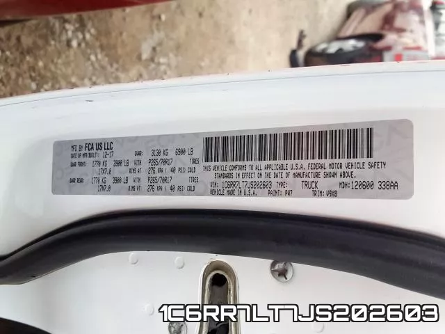 1C6RR7LT7JS202603 фото 2