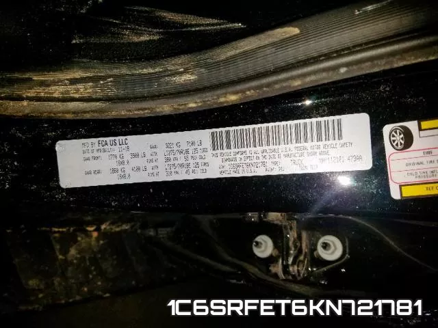 1C6SRFET6KN721781 фото 2