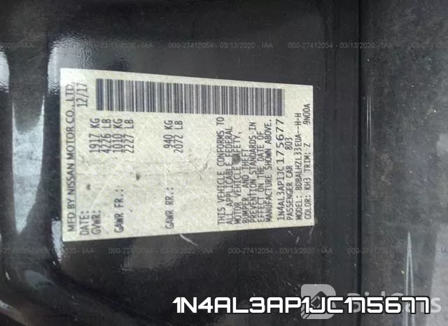 1N4AL3AP1JC175677 фото 10