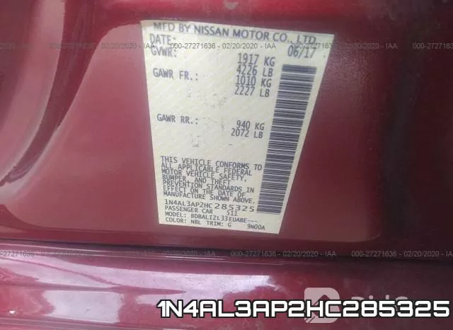 1N4AL3AP2HC285325 фото 10