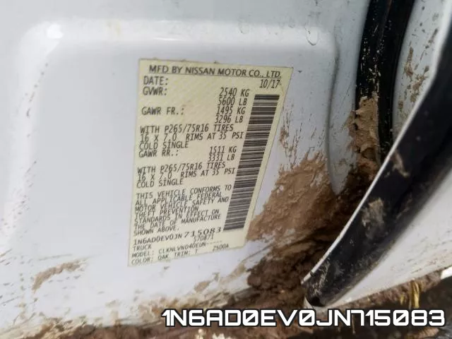 1N6AD0EV0JN715083 фото 2