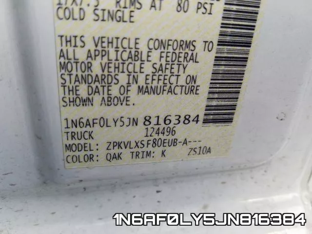 1N6AF0LY5JN816384 фото 2
