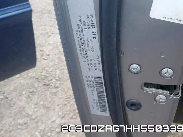 2C3CDZAG7HH550339 фото 2