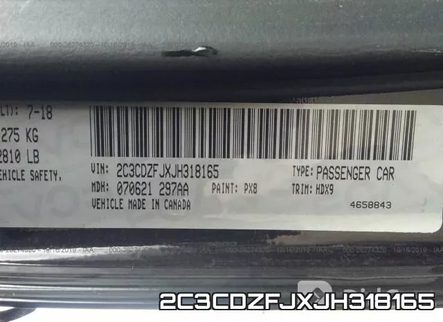 2C3CDZFJXJH318165 фото 10