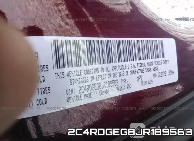 2C4RDGEG8JR189563 фото 10