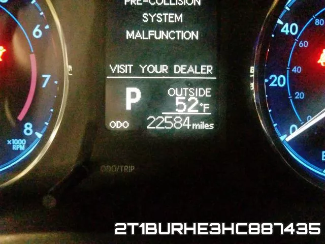 2T1BURHE3HC887435 фото 9