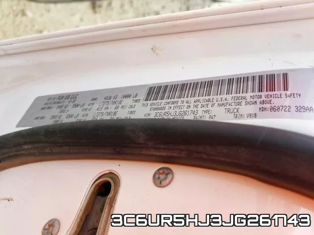 3C6UR5HJ3JG261743 фото 2
