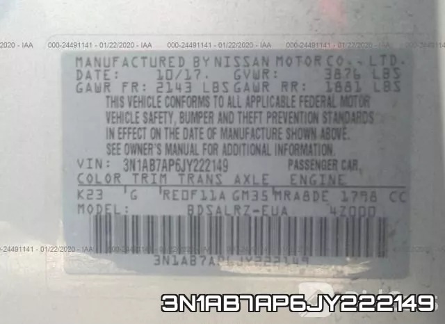 3N1AB7AP6JY222149 фото 10