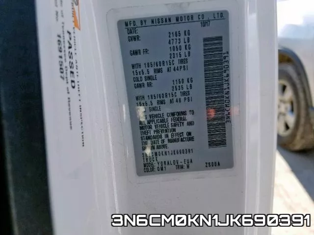 3N6CM0KN1JK690391 фото 2