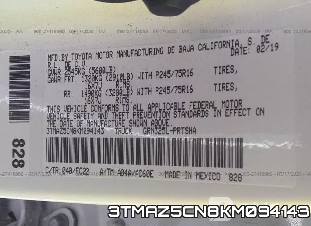 3TMAZ5CN8KM094143 фото 10