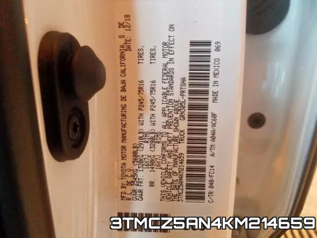 3TMCZ5AN4KM214659 фото 2