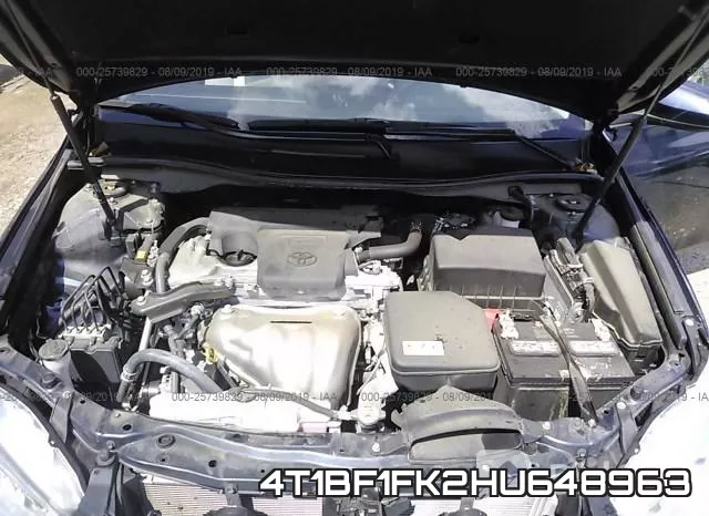 4T1BF1FK2HU648963 фото 2