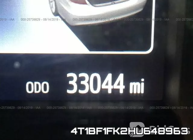 4T1BF1FK2HU648963 фото 8