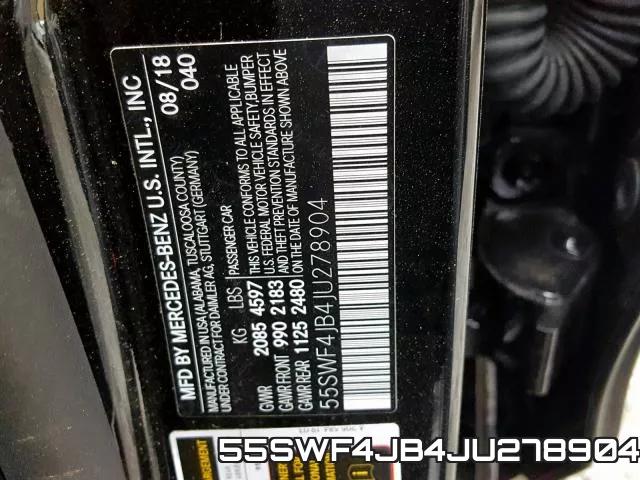 55SWF4JB4JU278904 фото 2