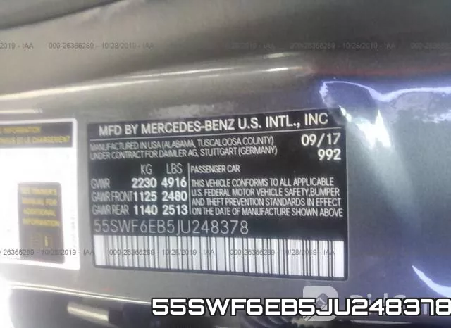 55SWF6EB5JU248378 фото 10