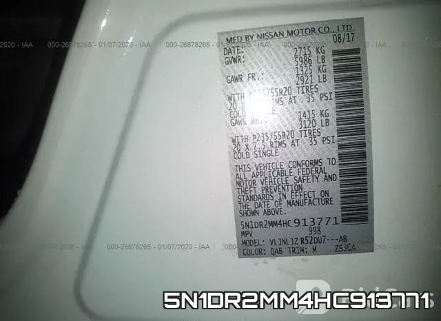 5N1DR2MM4HC913771 фото 10