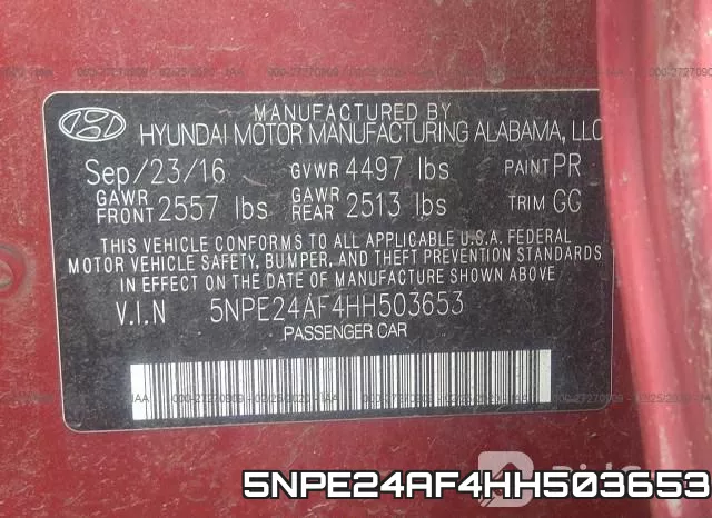 5NPE24AF4HH503653 фото 10