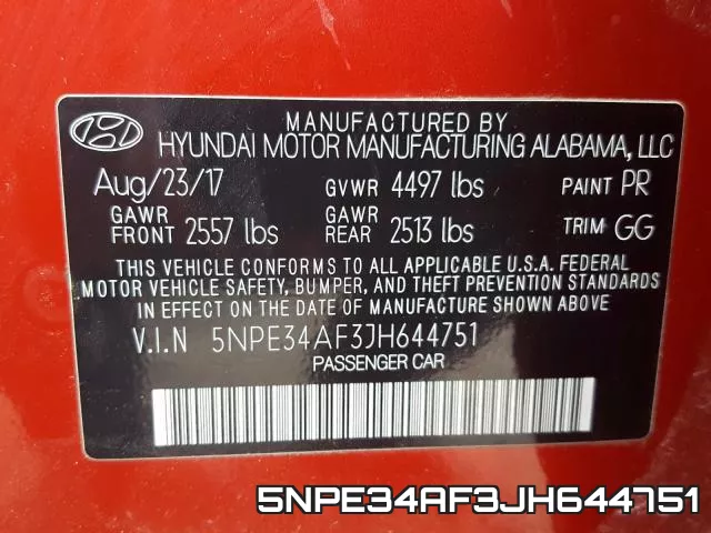 5NPE34AF3JH644751 фото 2