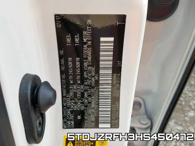 5TDJZRFH3HS450472 фото 2
