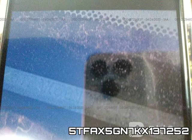 5TFAX5GN7KX137252 фото 10