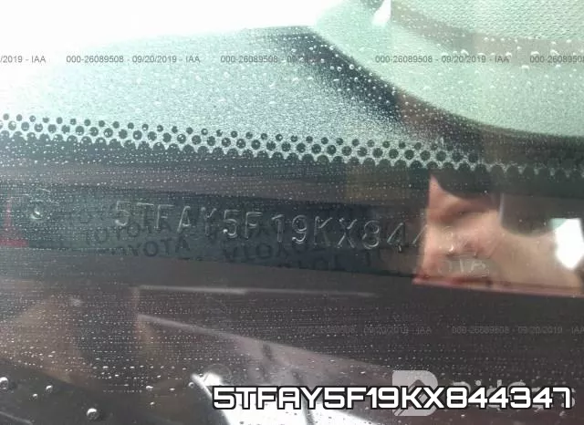5TFAY5F19KX844347 фото 10