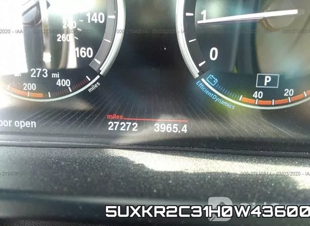 5UXKR2C31H0W43600 фото 8