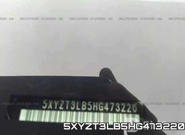 5XYZT3LB5HG473220 фото 10
