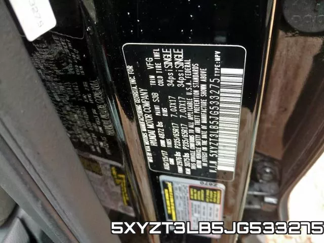 5XYZT3LB5JG533275 фото 2