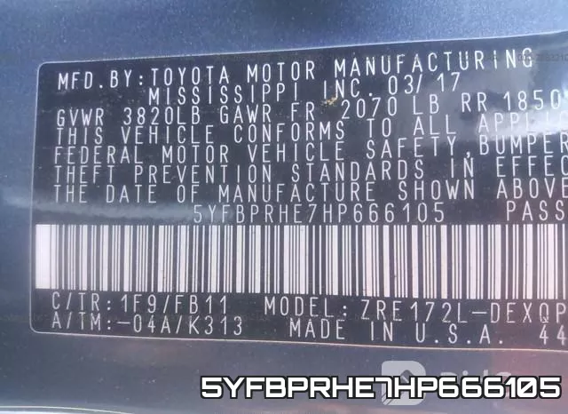 5YFBPRHE7HP666105 фото 10
