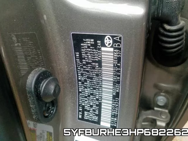 5YFBURHE3HP682262 фото 2