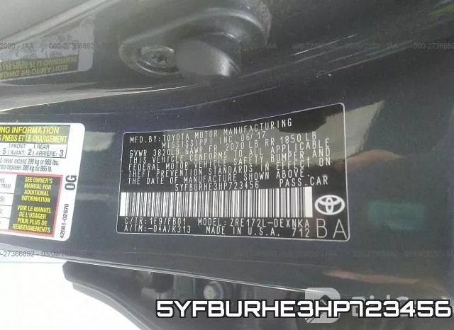 5YFBURHE3HP723456 фото 10