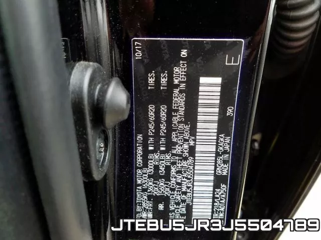 JTEBU5JR3J5504789 фото 2