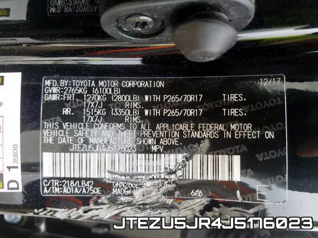 JTEZU5JR4J5176023 фото 2