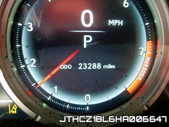 JTHCZ1BL6HA006647 фото 9