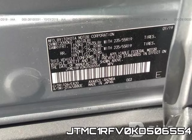 JTMC1RFV0KD506554 фото 10