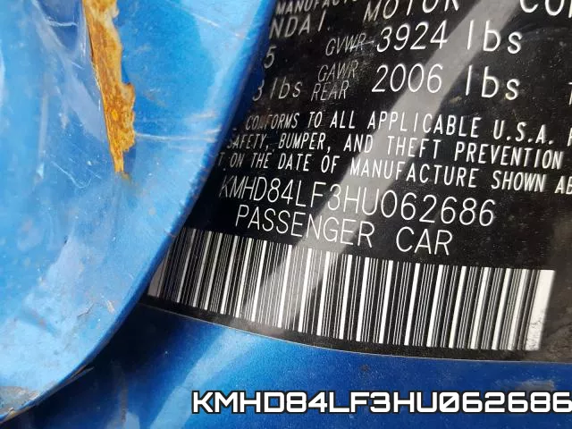 KMHD84LF3HU062686 фото 2