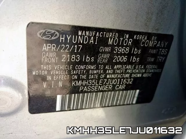 KMHH35LE7JU011632 фото 2