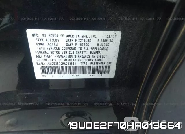 19UDE2F70HA013664 фото 10