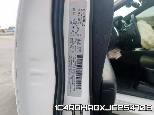 1C4RDHAGXJC254708 фото 2