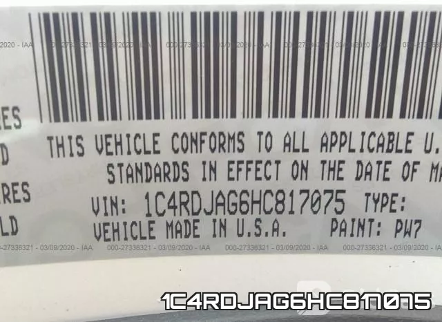 1C4RDJAG6HC817075 фото 10
