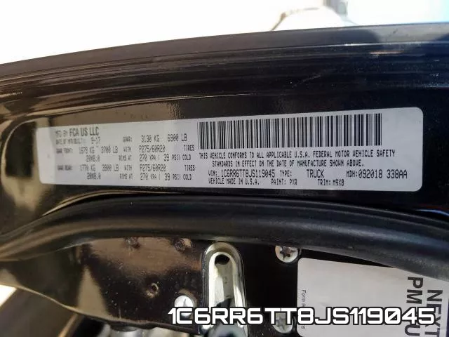 1C6RR6TT8JS119045 фото 2