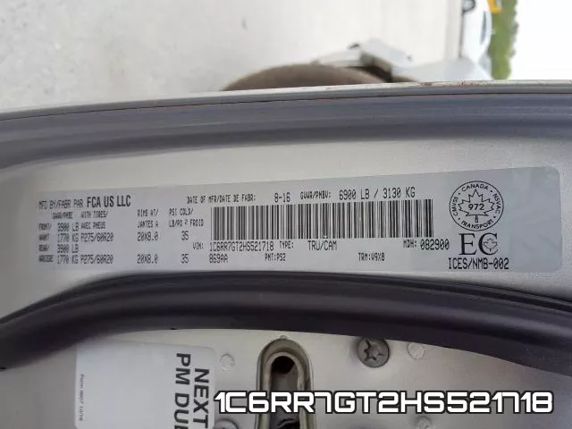 1C6RR7GT2HS521718 фото 2