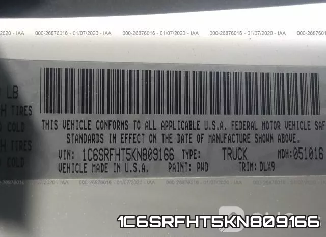 1C6SRFHT5KN809166 фото 10