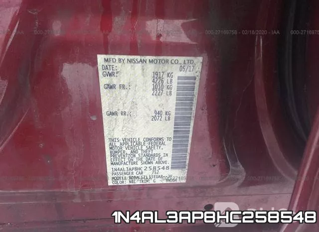1N4AL3AP8HC258548 фото 10