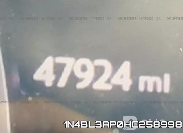 1N4BL3AP0HC258998 фото 8