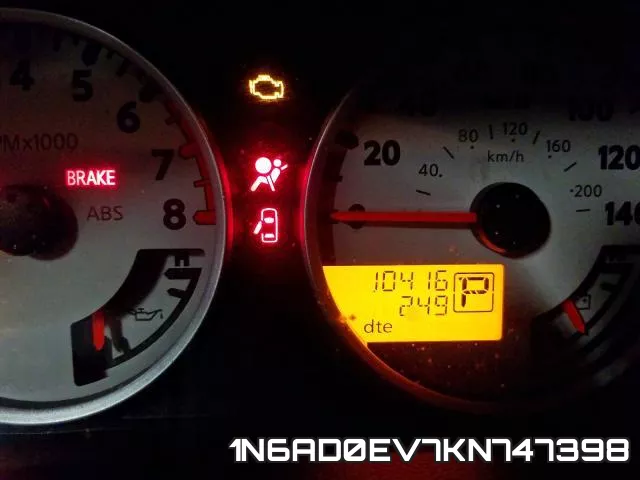 1N6AD0EV7KN747398 фото 9