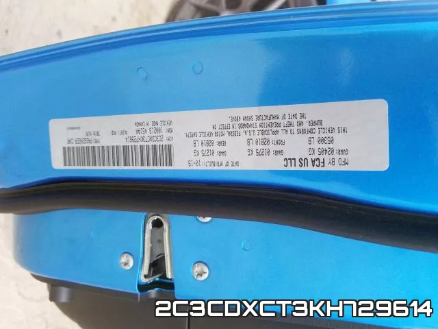 2C3CDXCT3KH729614 фото 2