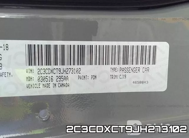 2C3CDXCT9JH273102 фото 10